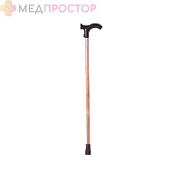  529 Трость деревянная с пластмассовой ручкой и устройством против скольжения Аверсус