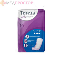 Прокладки урологические для женщин TerezaLady Super,10 шт